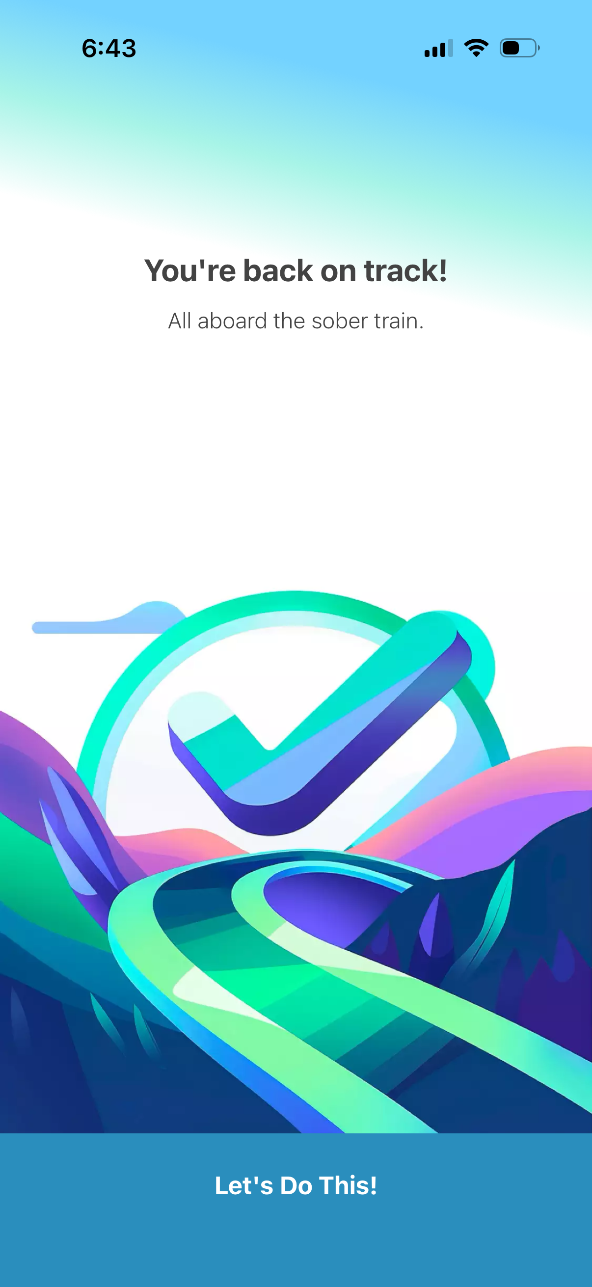 i-am-sober onboarding screenshot